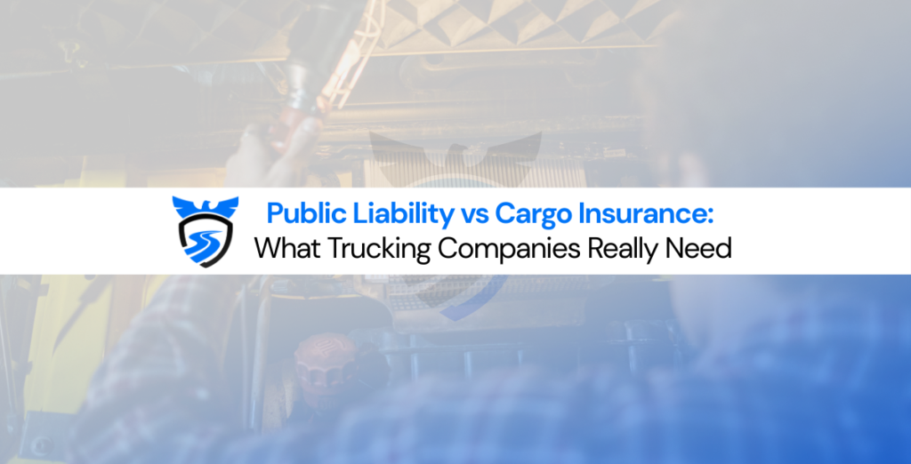 Comparison of public liability insurance and cargo insurance for trucking companies