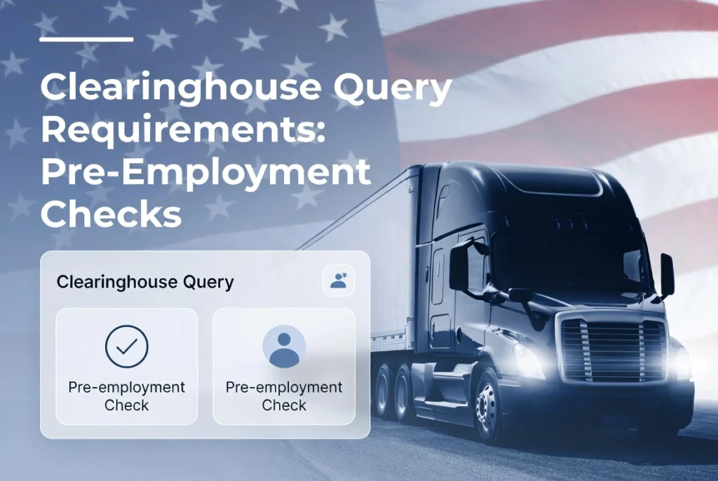 Clearinghouse query requirements for pre-employment CDL driver hiring – full query process and FMCSA compliance 2026