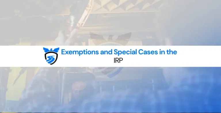 IRP exemption rules for trucks