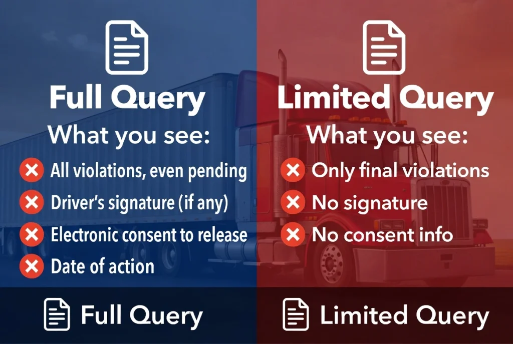 Full Query vs Limited Query