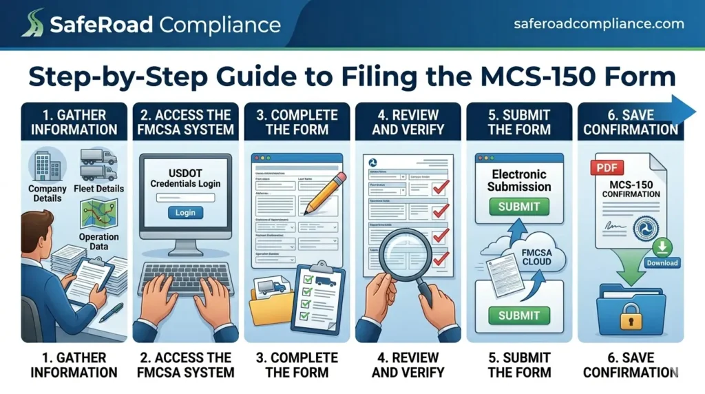 Step-by-Step Guide to Filing the MCS-150 Form