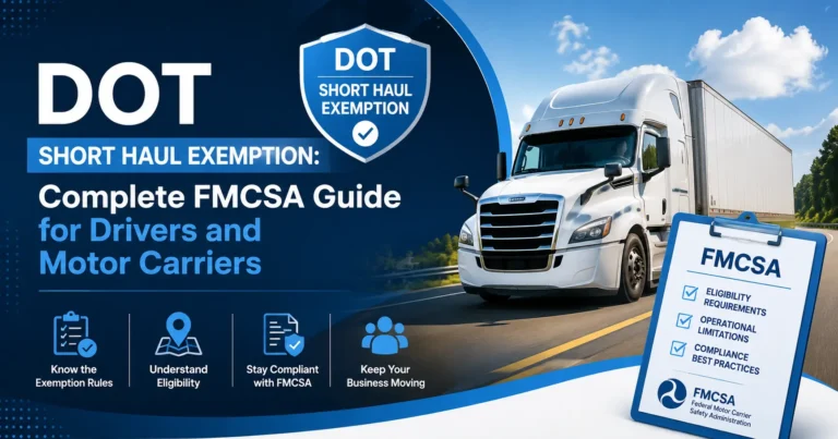 DOT Short Haul Exemption Guide