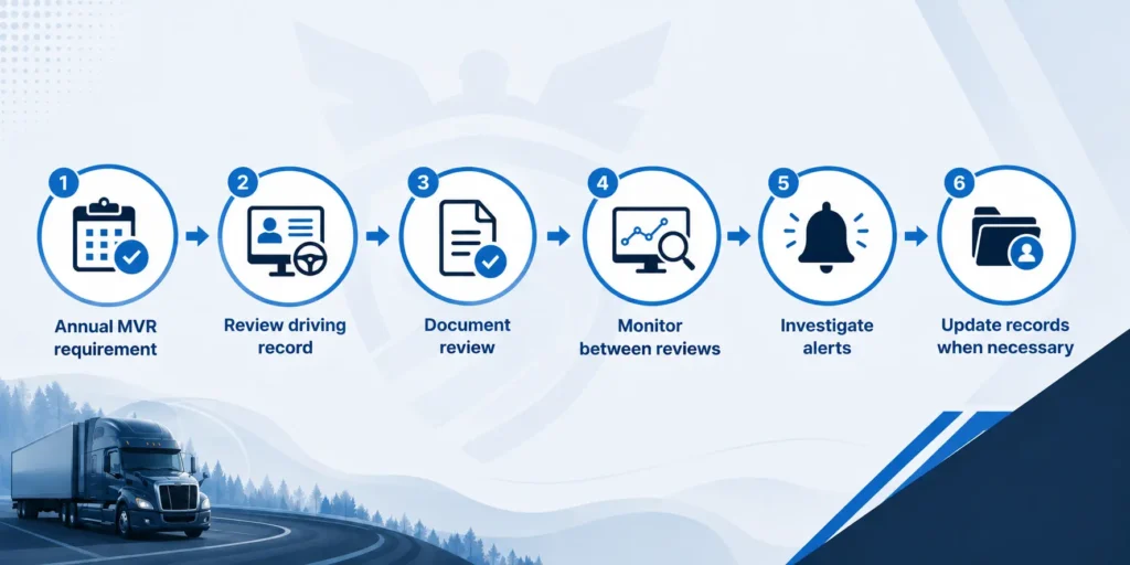 Compliance managers mvr workflow