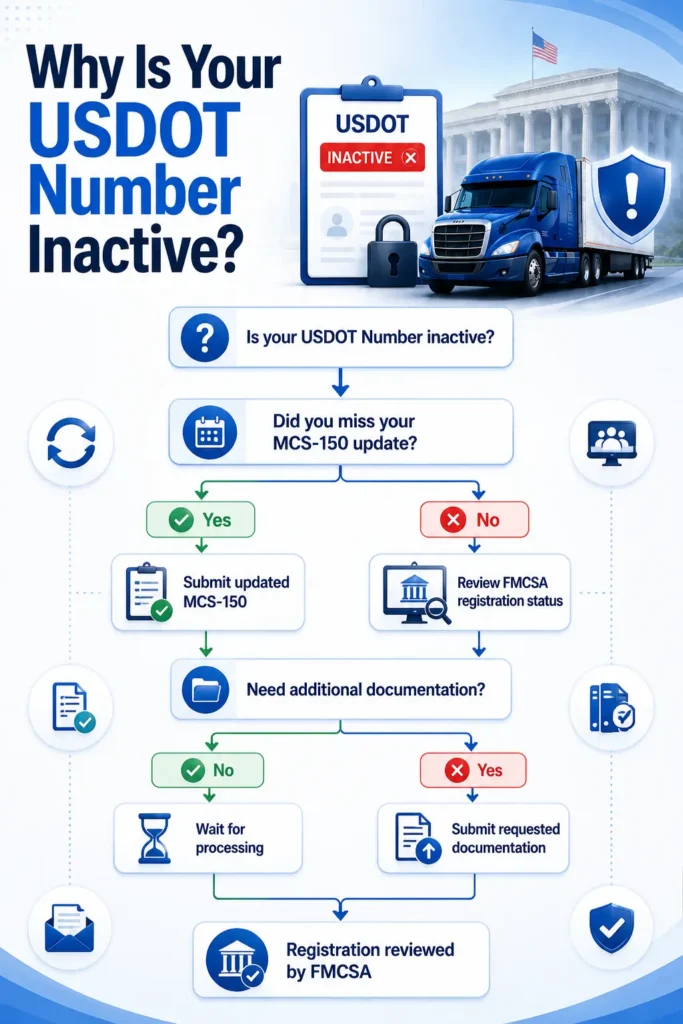 USDOT Inactive Registration Flowchart