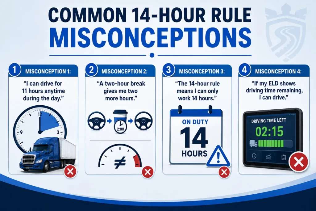 Common 14-Hour Rule Misconceptions