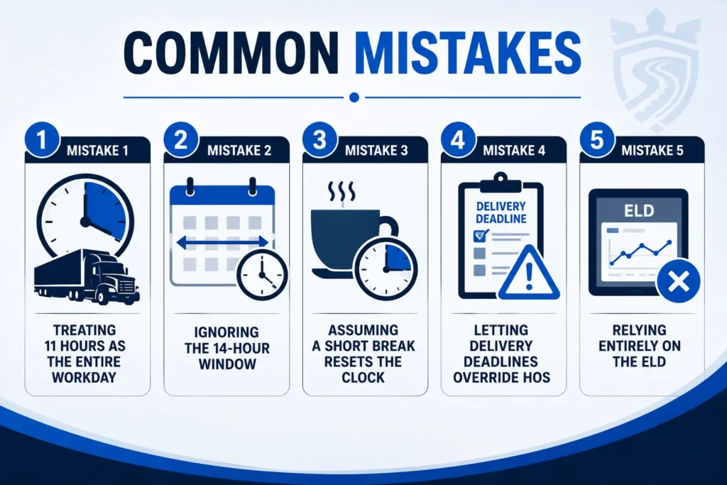 Common Hours-of-Service Mistakes