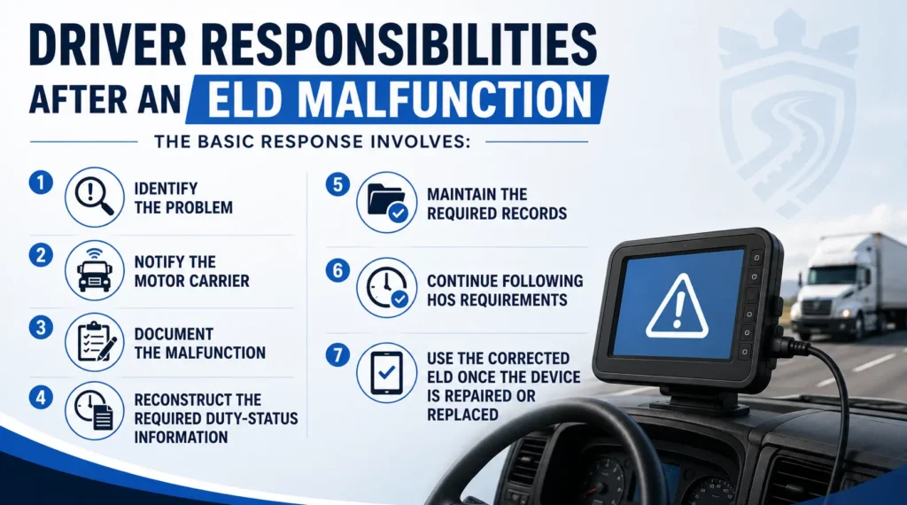 Driver Responsibilities After ELD Malfunction