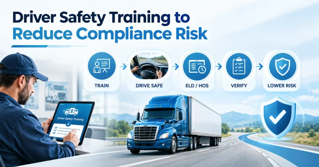 Driver safety training for commercial drivers and fleet compliance