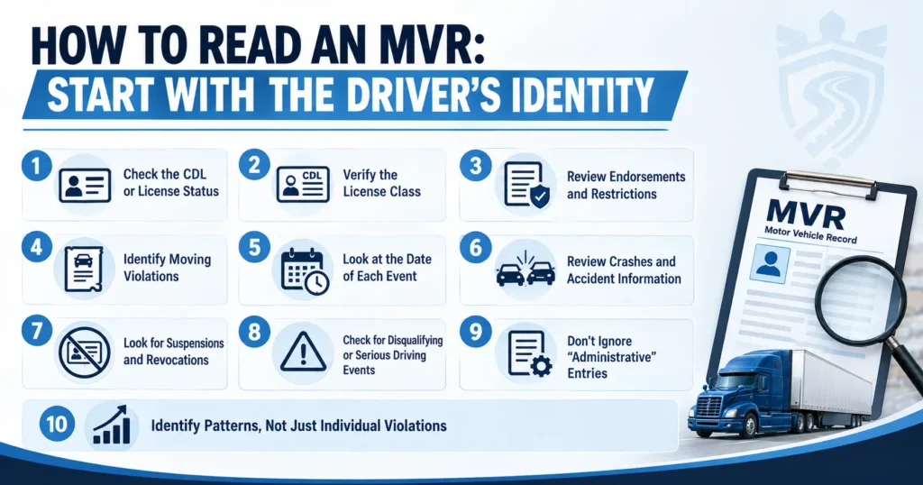 How to Read an MVR