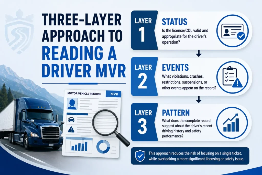 Three-Layer Driver MVR Review Framework