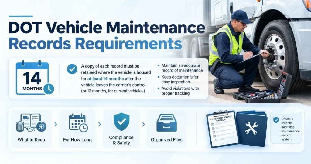 DOT Vehicle Maintenance Records Requirements