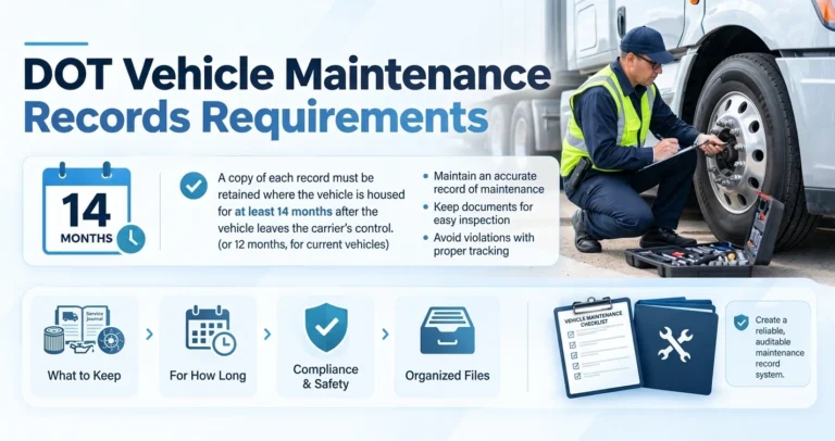 DOT Vehicle Maintenance Records Requirements
